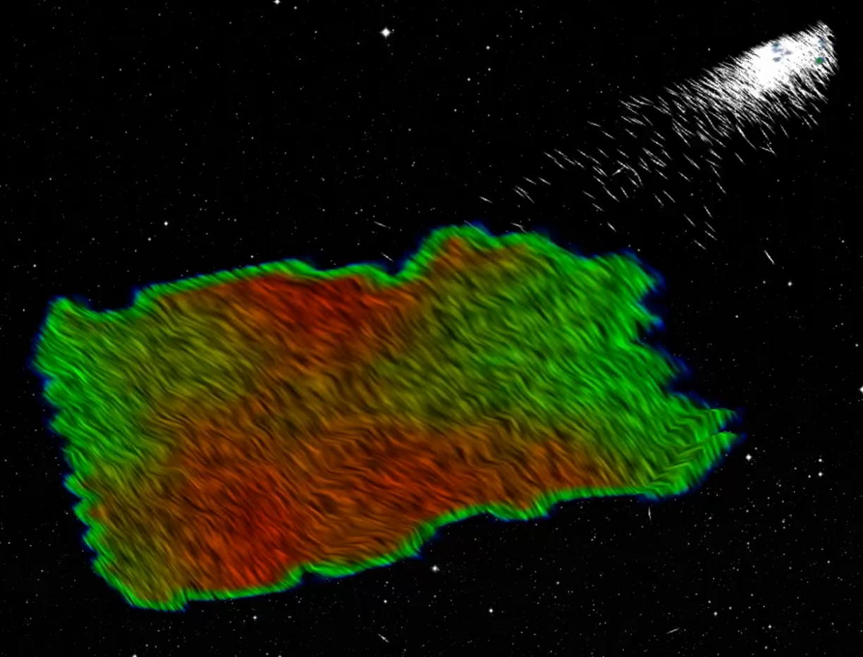 Magnetized dust cloud